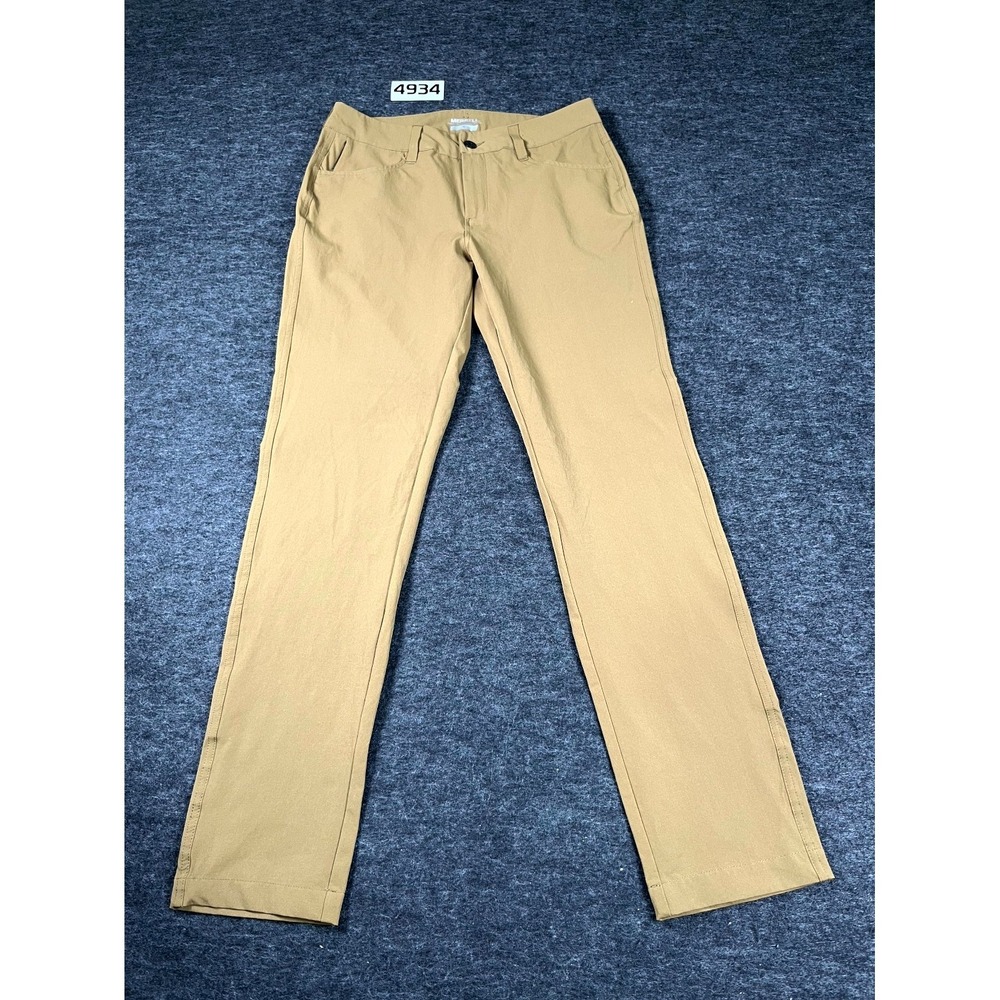 Merrell Ankle Pants Womens 6 Brown Flat Front Straight Leg Streetwear Outdoor